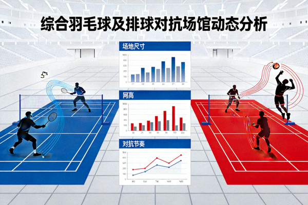 综合羽毛球及排球对抗场馆动态分析全貌